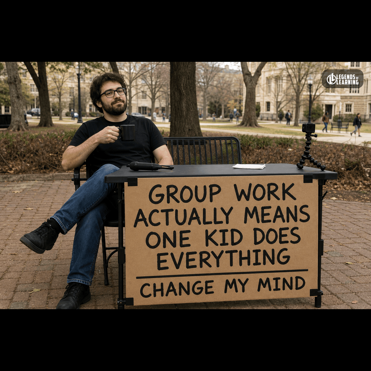 GROUP WORK ACTUALLY MEANS ONE KID DOES EVERYTHING