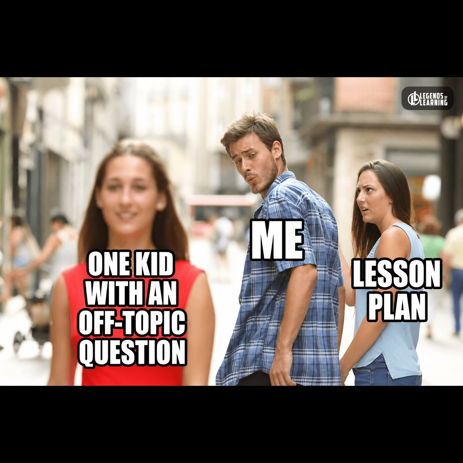 ONE KID WITH AN OFF-TOPIC QUESTION / ME / LESSON PLAN