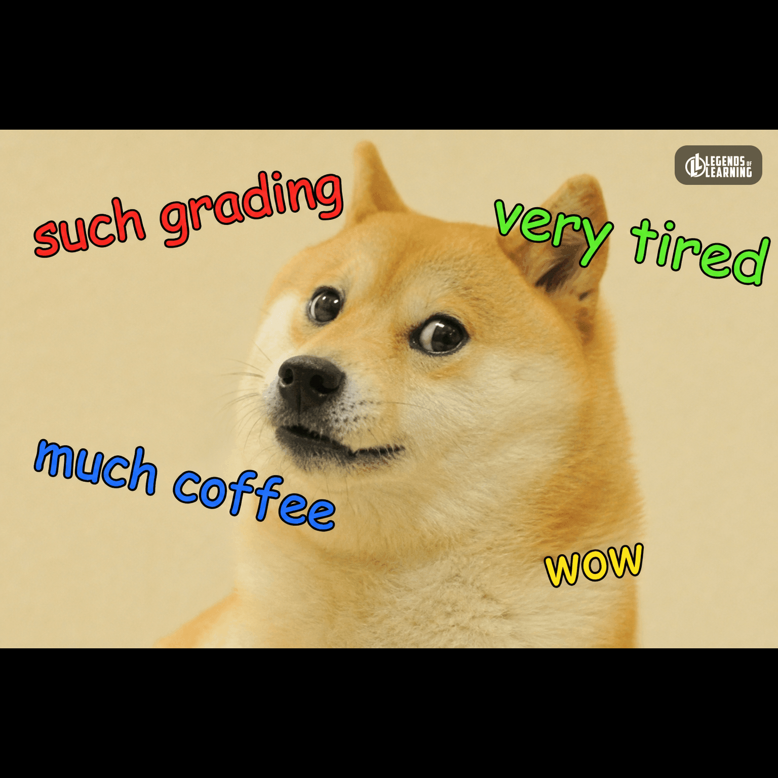 such grading / very tired / much coffee / wow