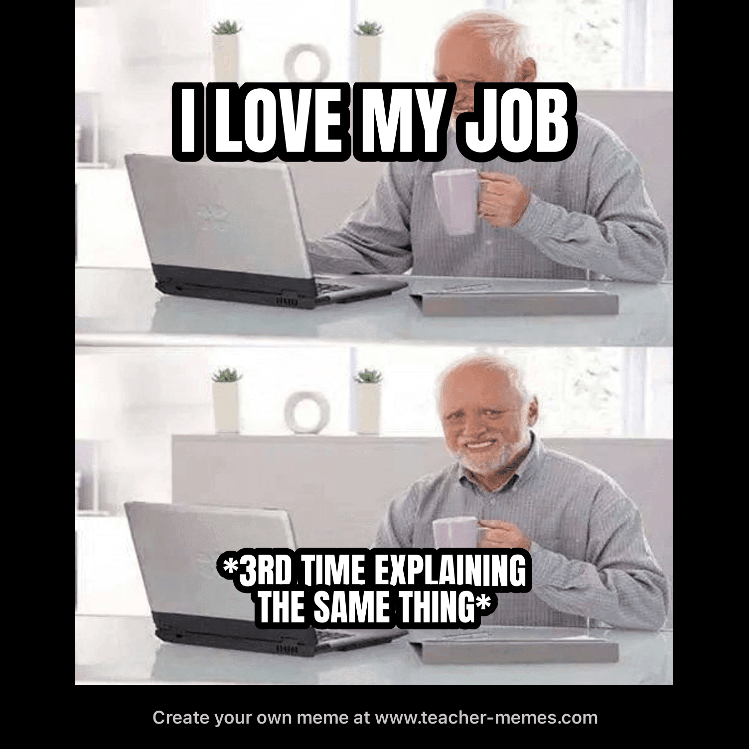 I LOVE MY JOB / EXPLAINING IT FOR THE 3RD TIME