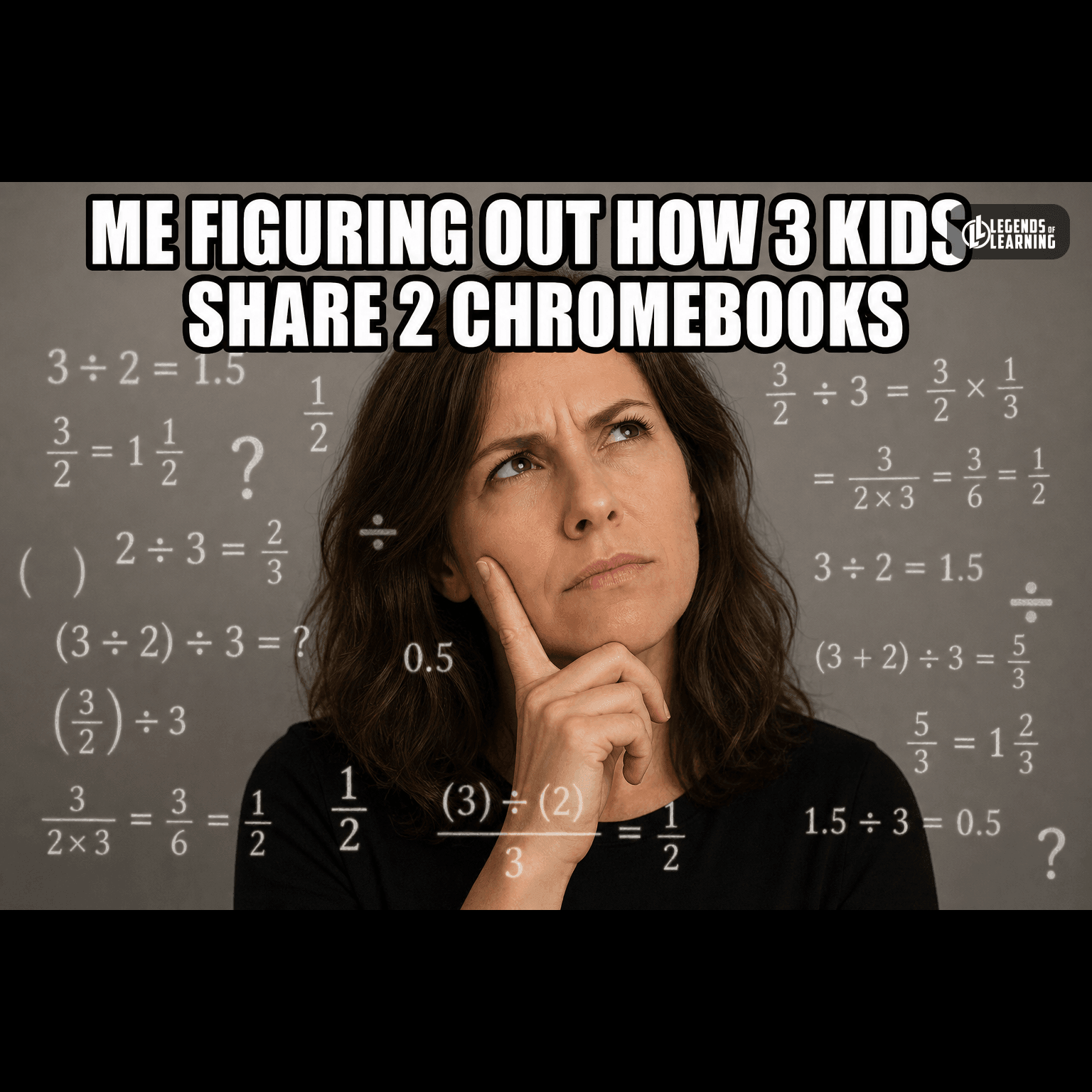ME FIGURING OUT HOW 3 KIDS SHARE 2 CHROMEBOOKS