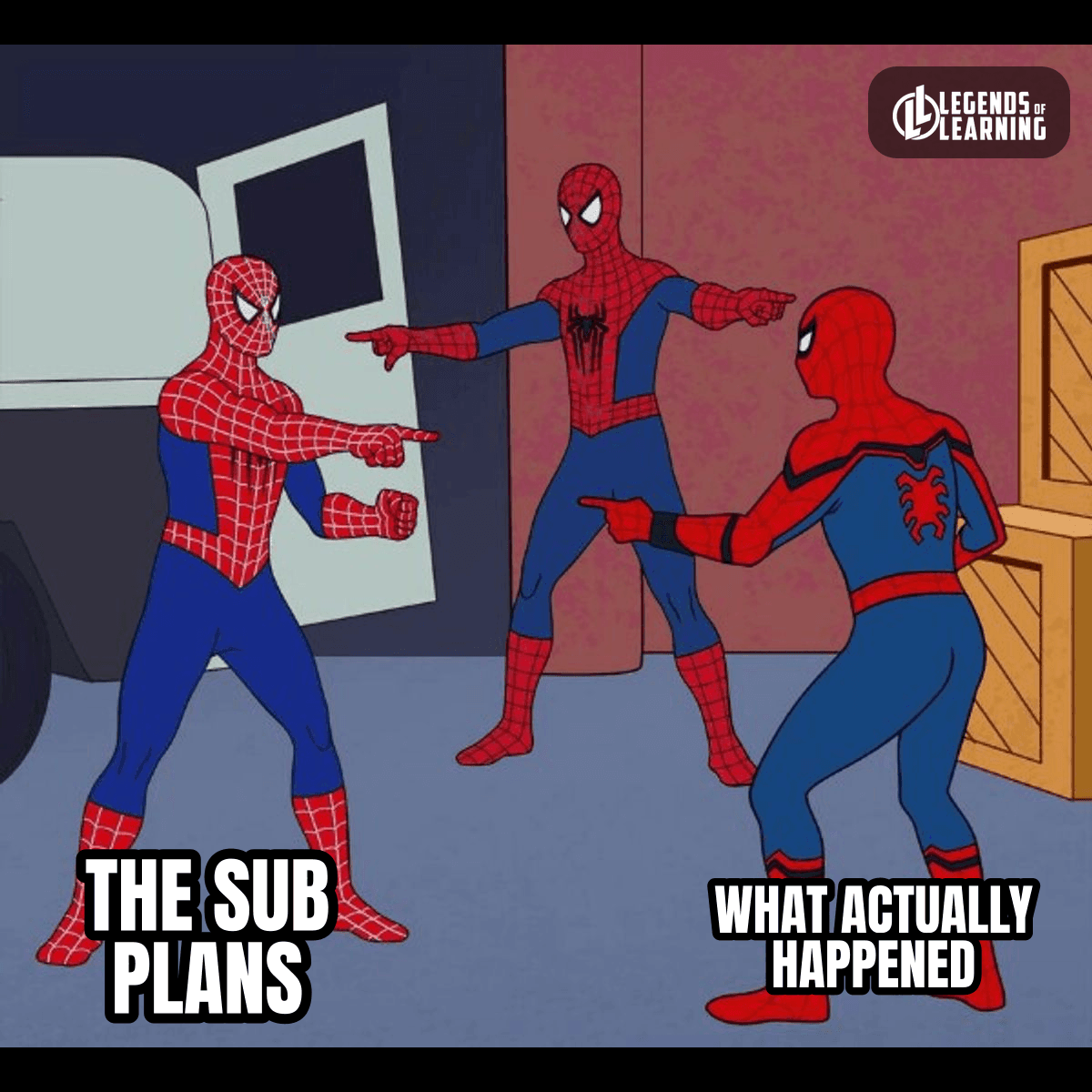 THE SUB PLANS / WHAT ACTUALLY HAPPENED