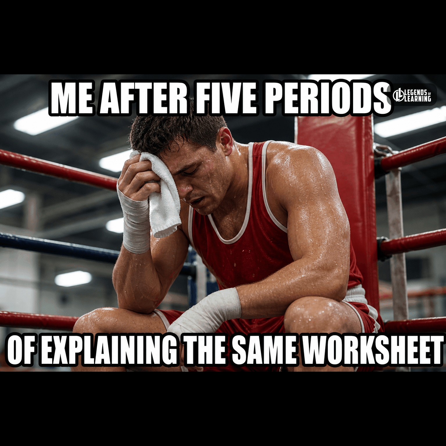 ME AFTER FIVE PERIODS / OF EXPLAINING THE SAME WORKSHEET