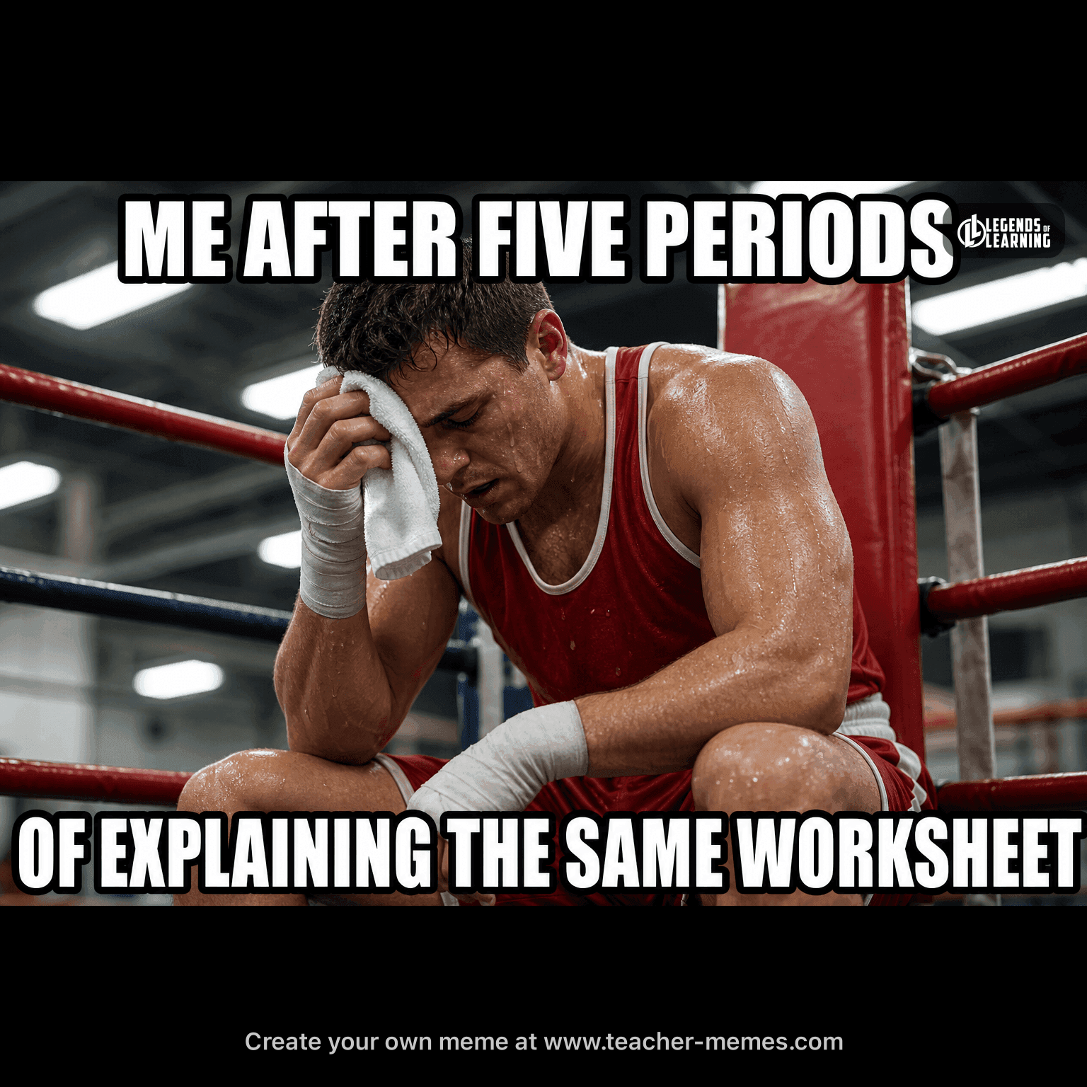 ME AFTER FIVE PERIODS / OF EXPLAINING THE SAME WORKSHEET